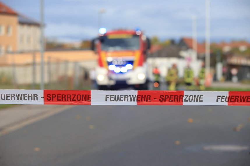 Gro&szlig;einsatz in der Bruno-Kunzte-Stra&szlig;e