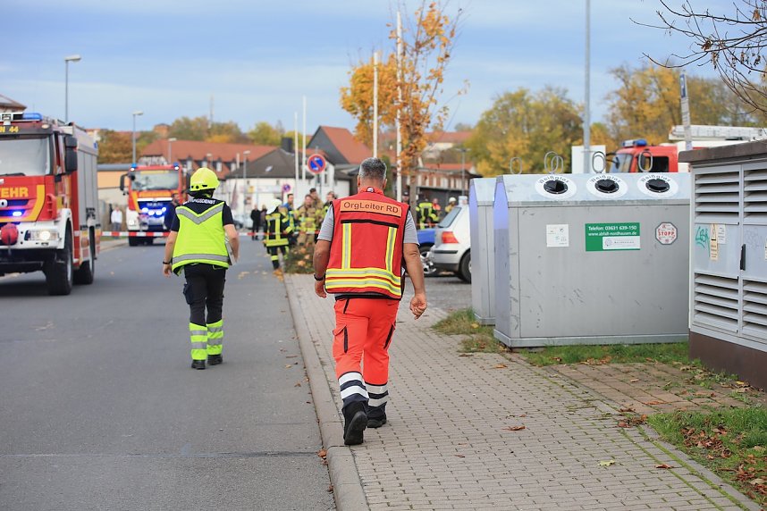 Gro&szlig;einsatz in der Bruno-Kunzte-Stra&szlig;e