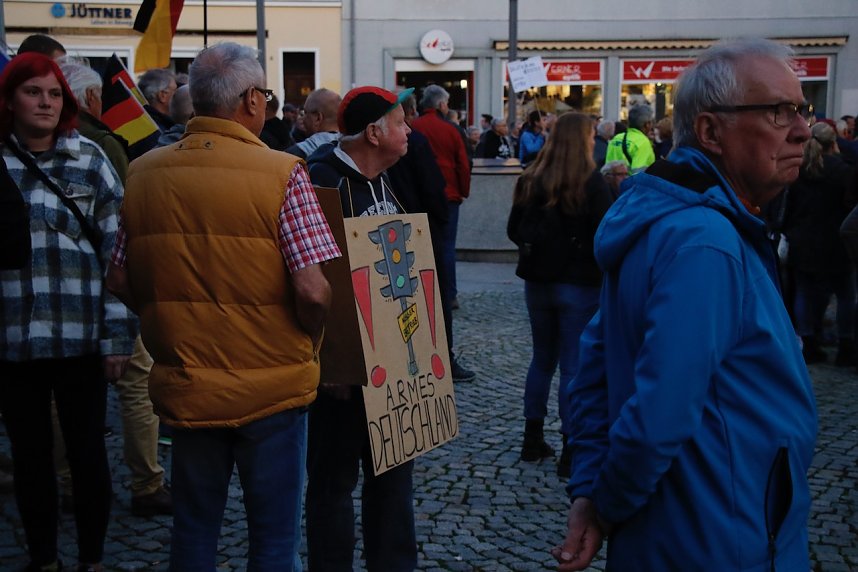 Demonstrationszug durch die Nordh&auml;user Innenstadt