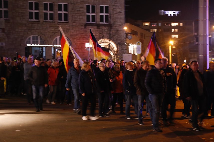 Montagsdemonstration in Nordhausen