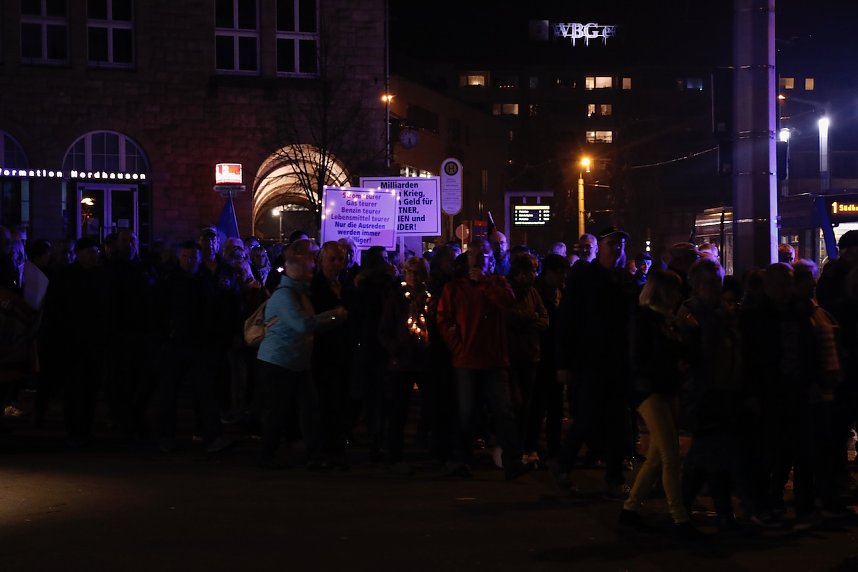Montagsdemonstration in Nordhausen