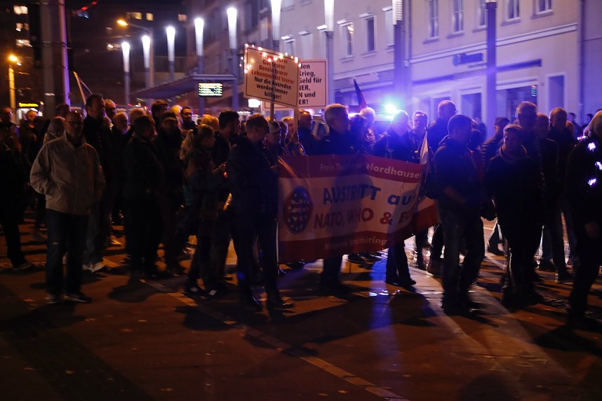 Montagsdemonstration in Nordhausen
