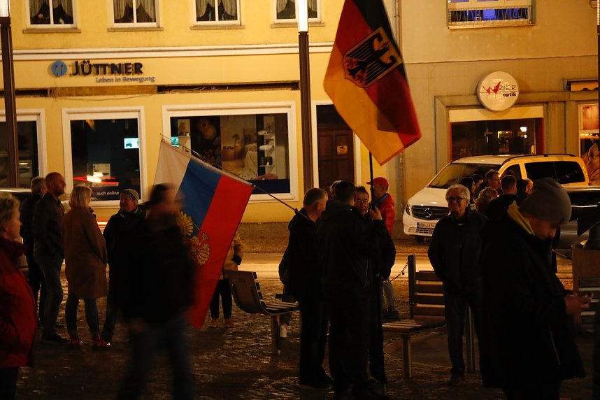 Montagsdemonstration in Nordhausen am 7. November