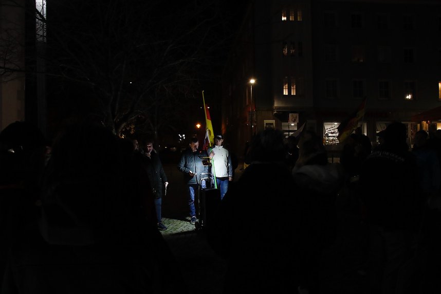 Montagsdemonstration in Nordhausen am 14. November