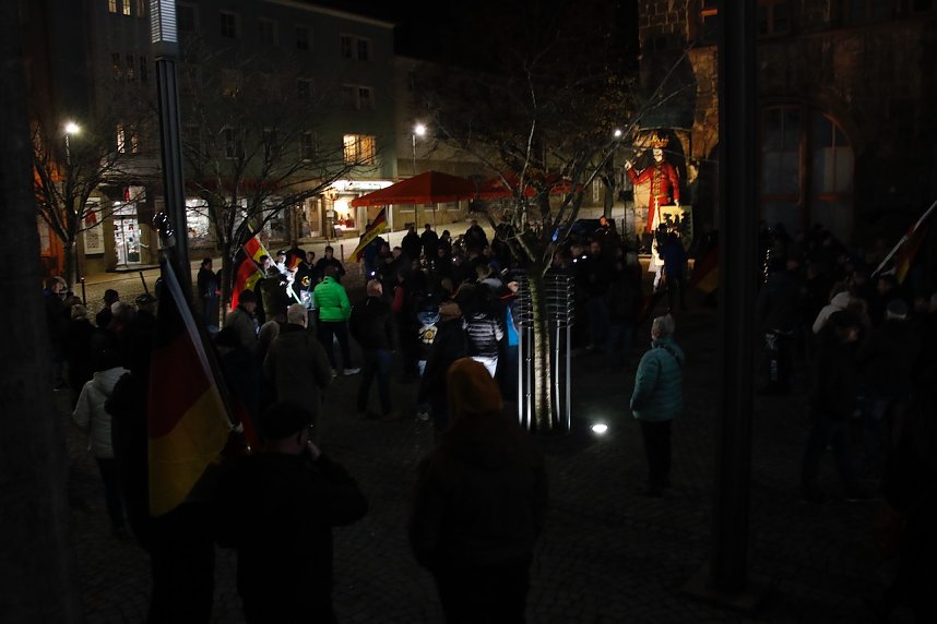 Montagsdemonstration in Nordhausen am 14. November