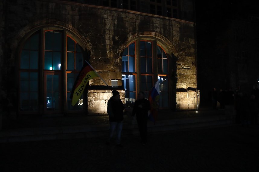 Montagsdemonstration in Nordhausen am 14. November