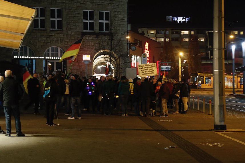 Montagsdemonstration in Nordhausen am 14. November