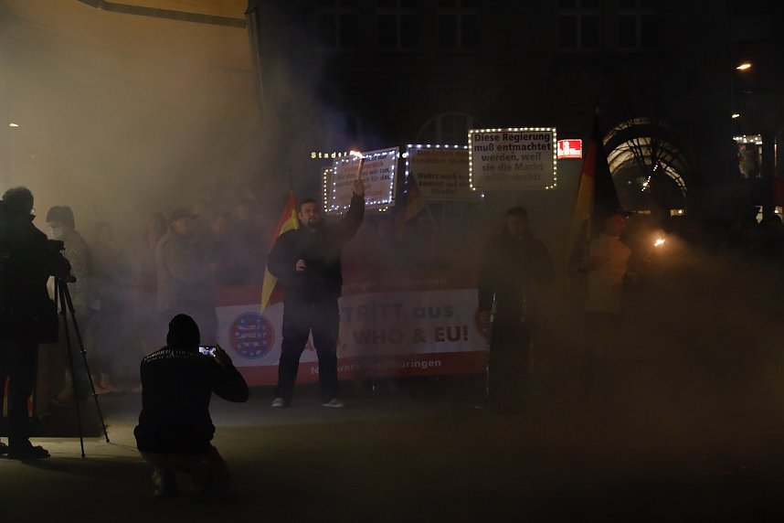 Montagsdemonstration in Nordhausen am 14. November