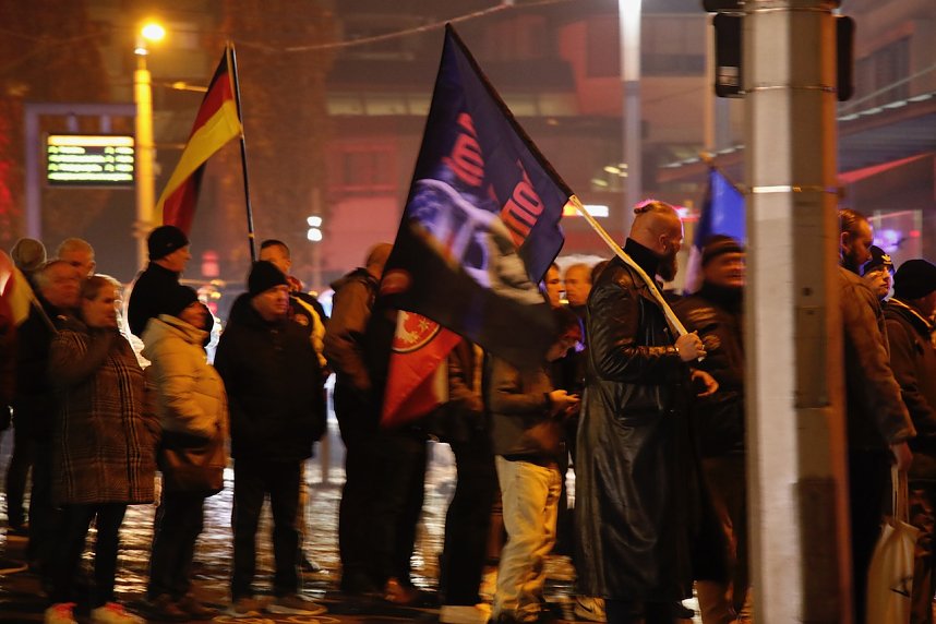 Montagsdemonstration in Nordhausen am 14. November