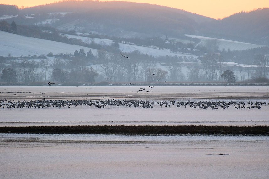 Peter Blei unterwegs im Schnee