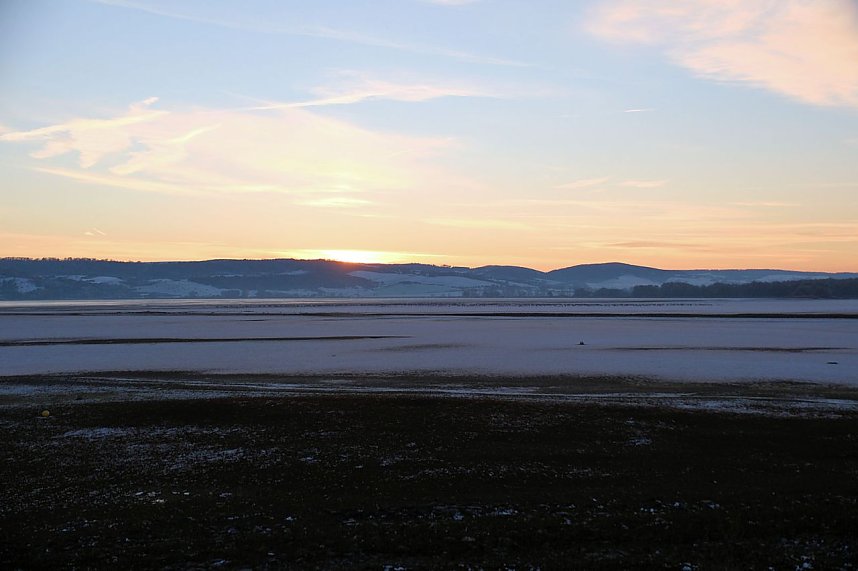 Peter Blei unterwegs im Schnee