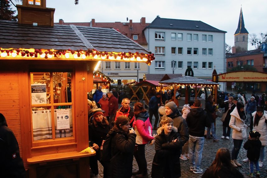Der Nordh&auml;user Weihnachtsmarkt wurde heute er&ouml;ffnet