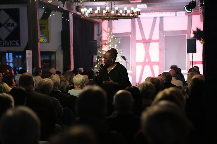 Ingrid Arthur im Tabakspeicher