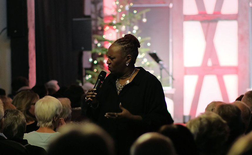 Ingrid Arthur im Tabakspeicher