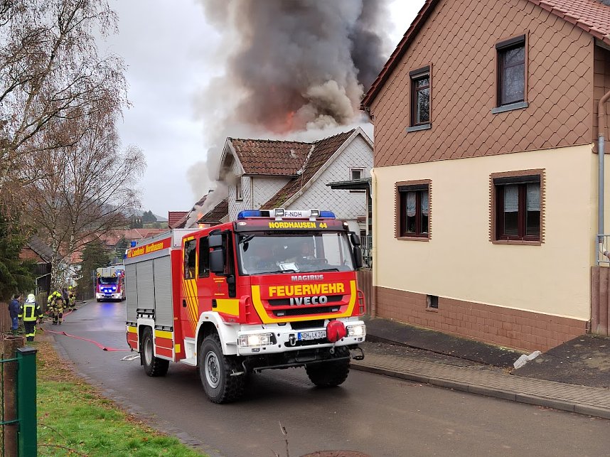 Brand in Steigerthal
