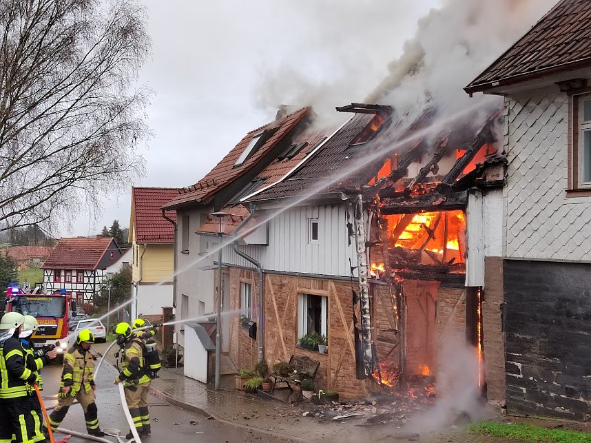 Brand in Steigerthal