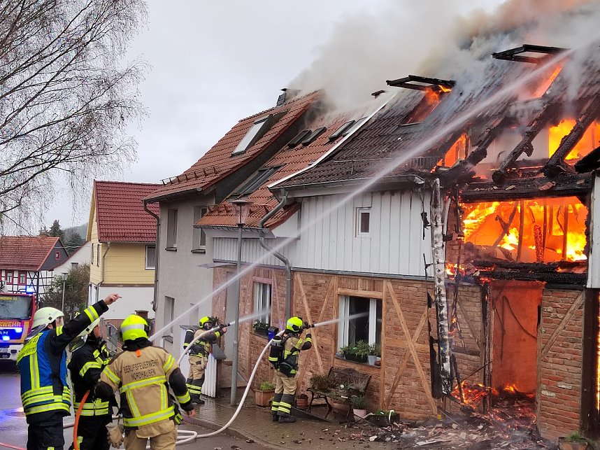 Brand in Steigerthal