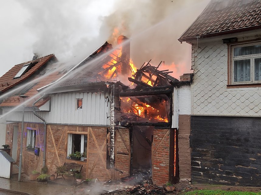 Brand in Steigerthal