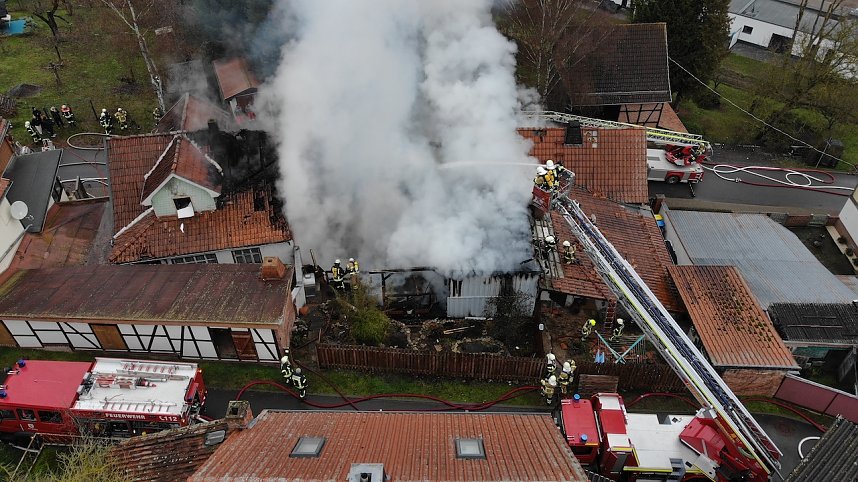 Feuerwehr im Einsatz in Steigerthal