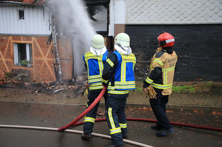 Feuerwehr im Einsatz in Steigerthal