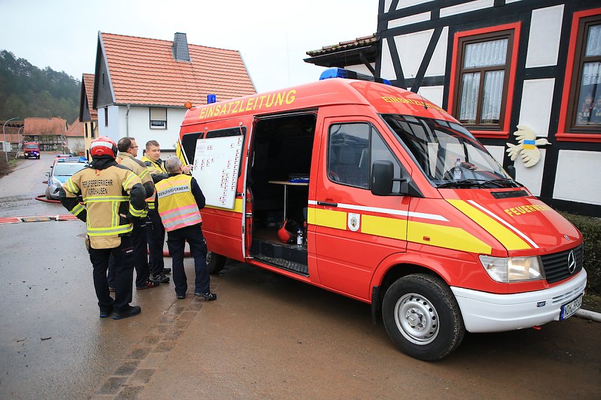 Feuerwehr im Einsatz in Steigerthal