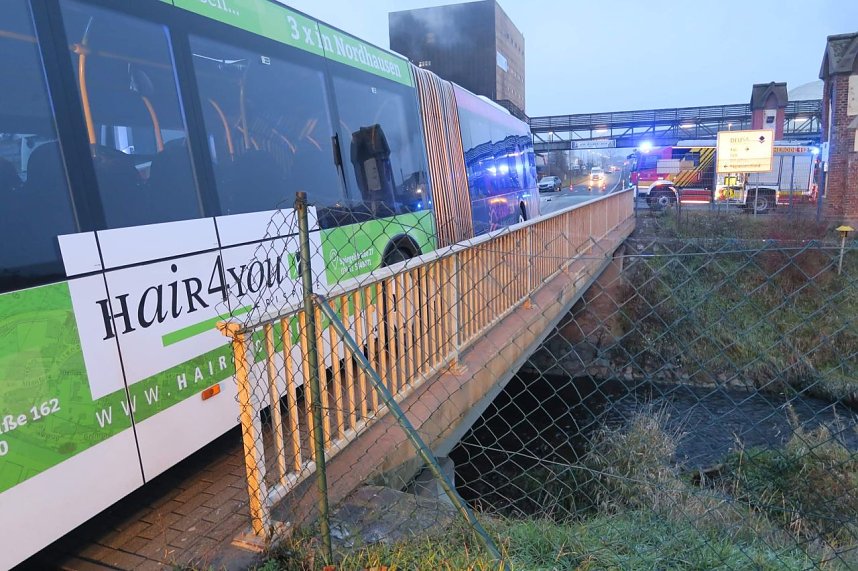 Unfall heute Morgen in Bleicherode 