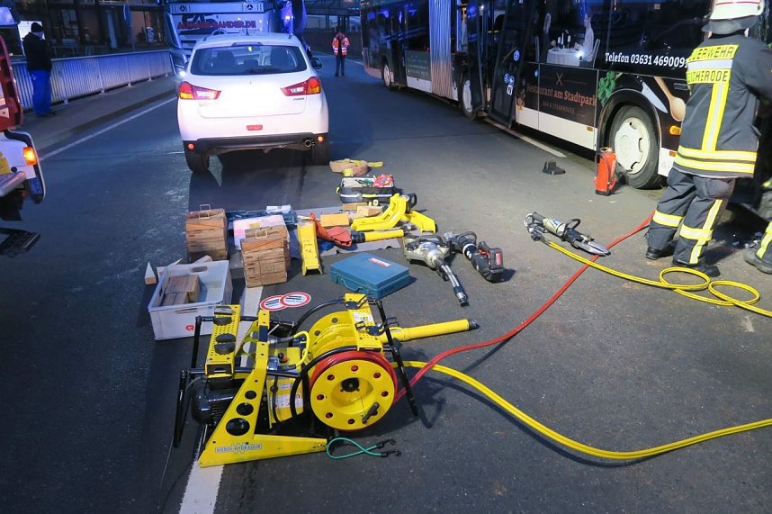 Unfall heute Morgen in Bleicherode 