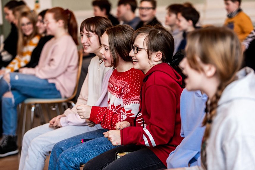 Das Duo Ruggieri trat am 1. Dezember im Humboldt-Gymnasium auf