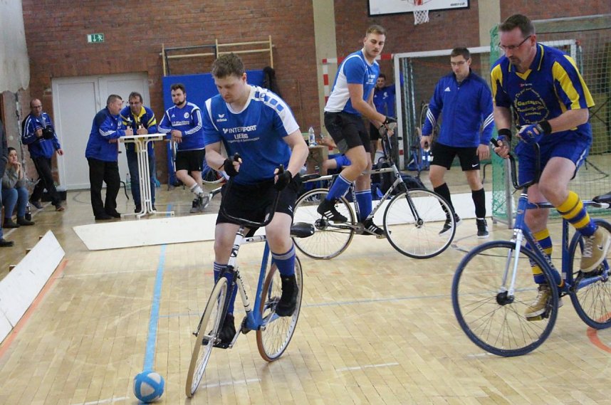 F&uuml;r die Ilfelder Radballer sollte es ein durchwachsener Spieltag werden