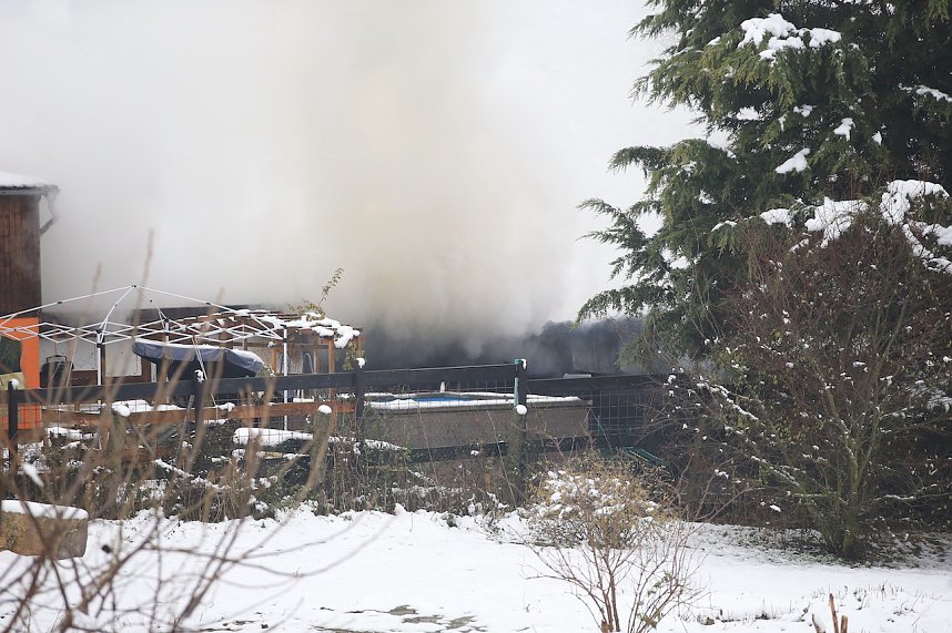 Schuppenbrand in Elende