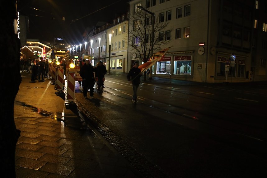 Montagsdemonstration in Nordhausen am 05. Dezember