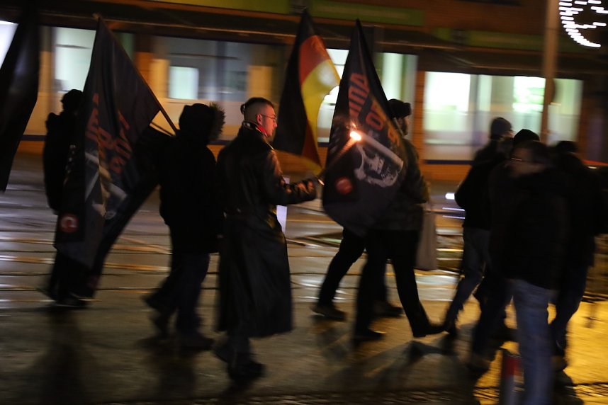 Montagsdemonstration in Nordhausen am 05. Dezember