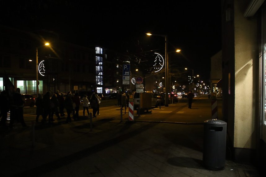 Montagsdemonstration in Nordhausen am 12. Dezember