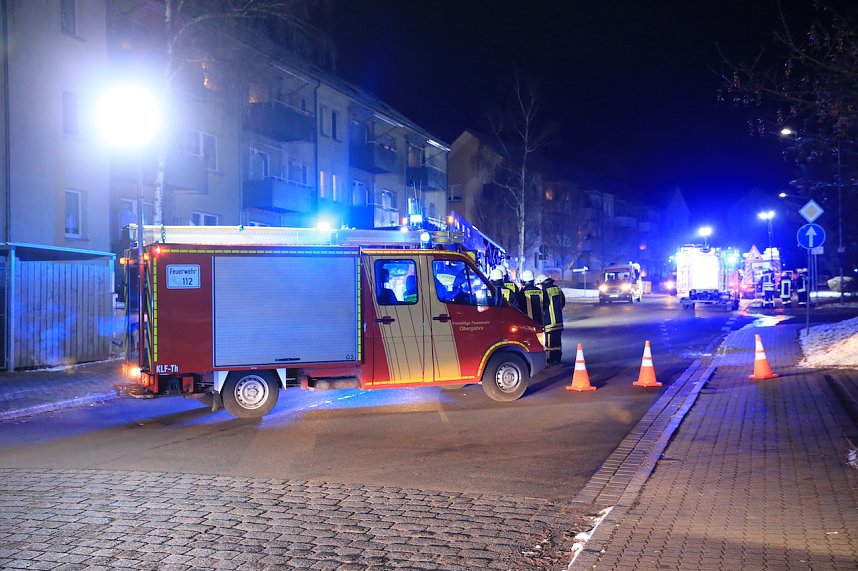 K&uuml;che brannte in Bleicher&ouml;der Wohnhaus 