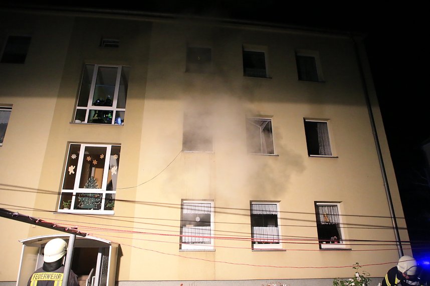 K&uuml;che brannte in Bleicher&ouml;der Wohnhaus 