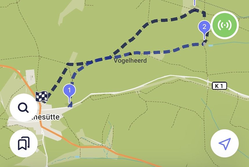 Loipe in Rothes&uuml;tte wurde gespurt