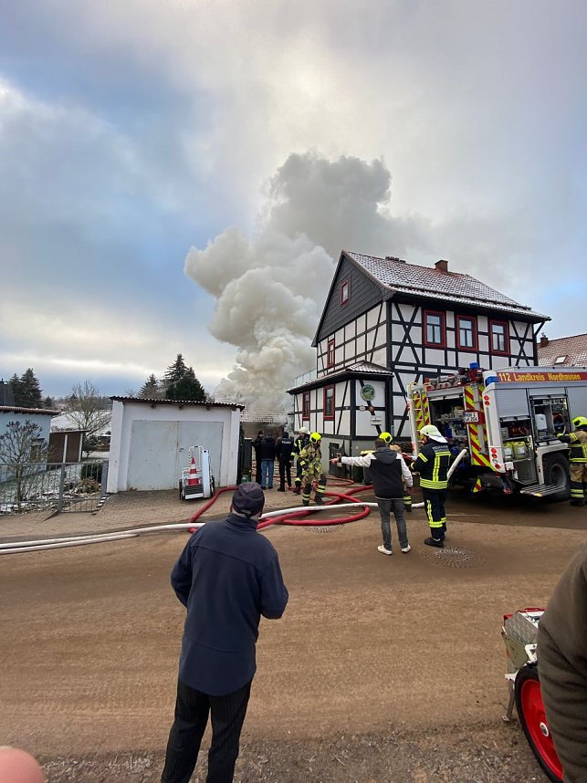 Feuer in Steigerthal