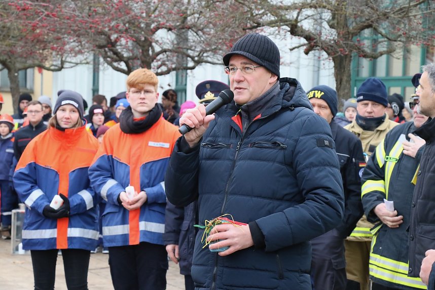 Das Friedenslicht aus Bethlehem ist zum 14. mal im Landkreis verteilt worden