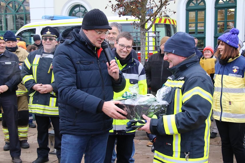 Das Friedenslicht aus Bethlehem ist zum 14. mal im Landkreis verteilt worden