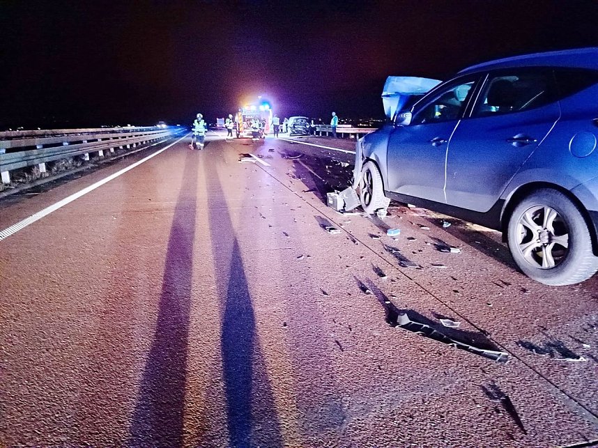 Autobahnunfall gestern Abend