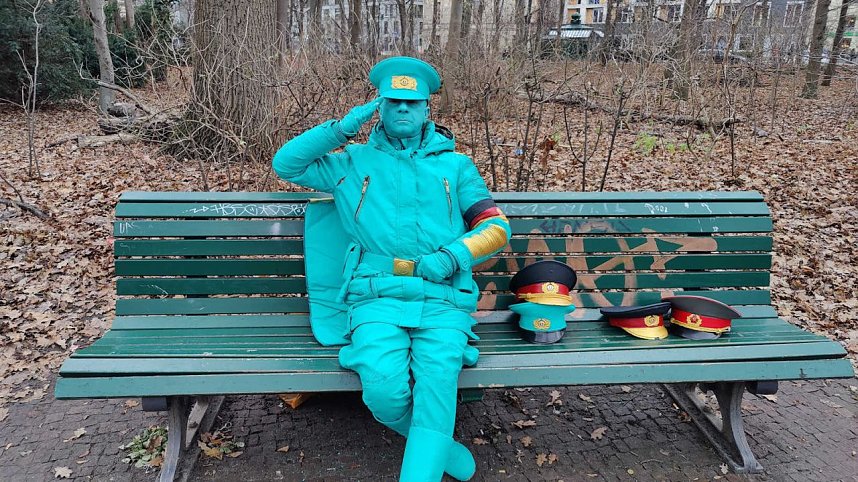 Peter Blei unterwegs in Berlin