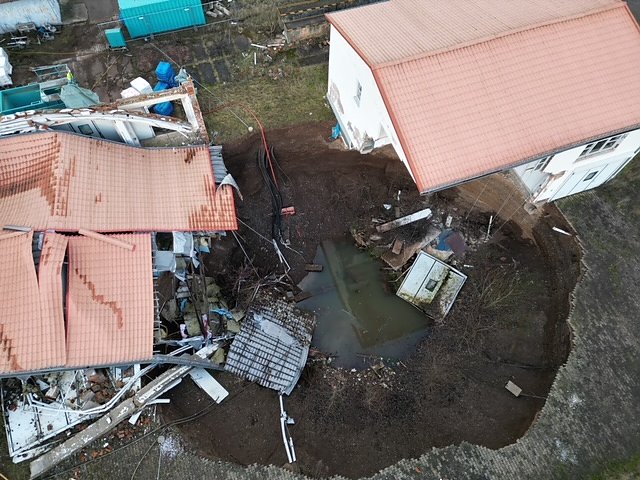 Das ist der aktuelle Stand der Dinge - aus der Luft betrachtet