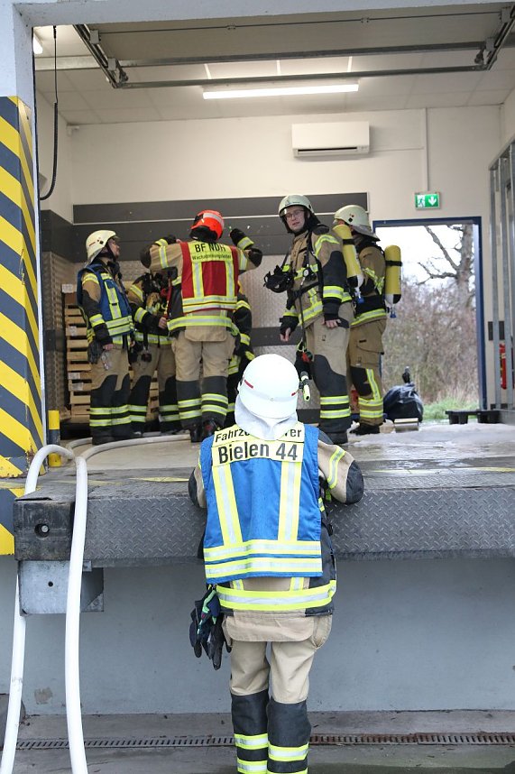 Brand im Discounter