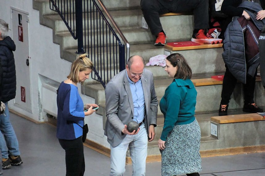 Peter Blei beim Kugelsto&szlig; Indoor