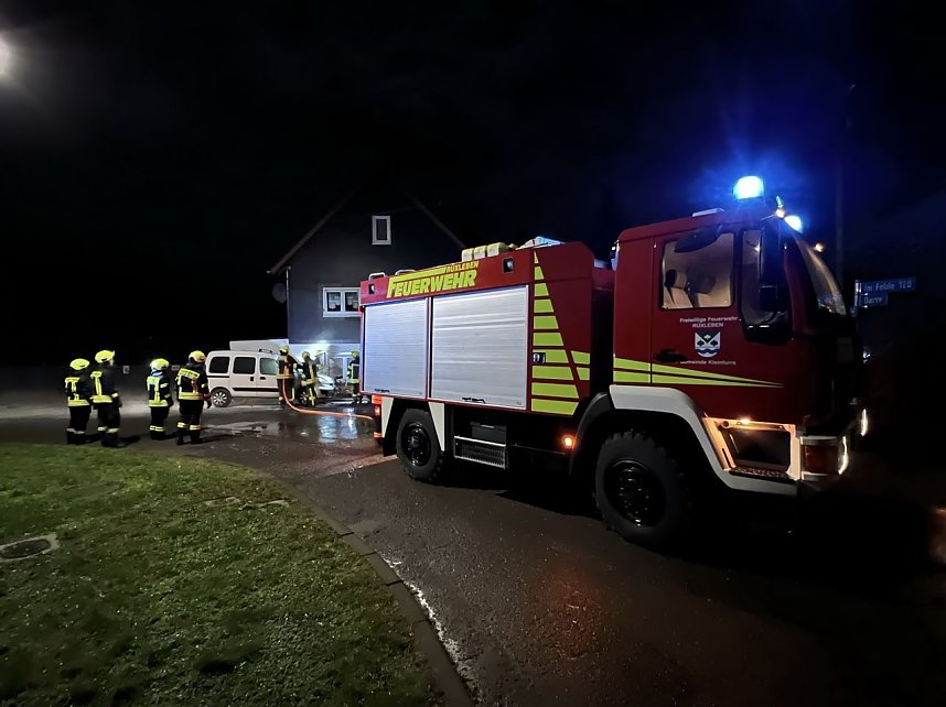 Fahrzeugbrand in Kleinfurra