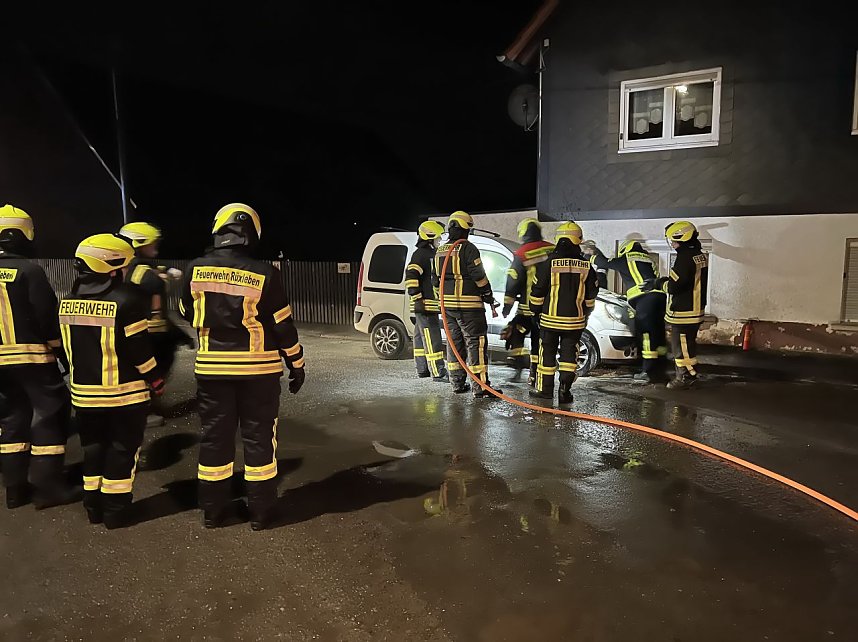 Fahrzeugbrand in Kleinfurra