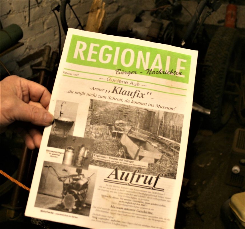 Blick in das Aulebener Museum