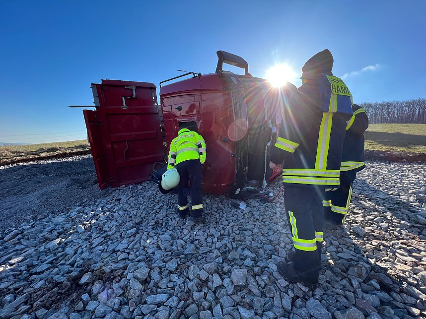 Schwerer Arbeitsunfall bei Hamma