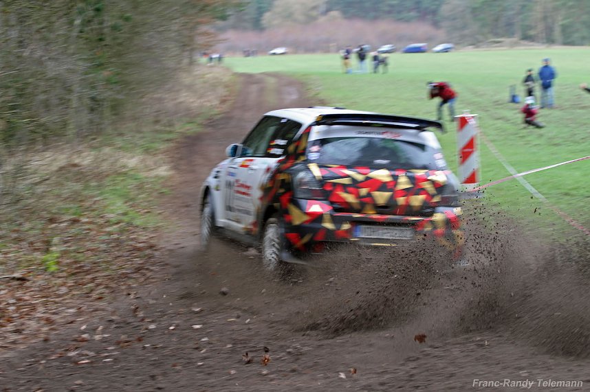 Fabian Schulze und Clara Bettge unterwegs auf der Rallye Wittenberg 