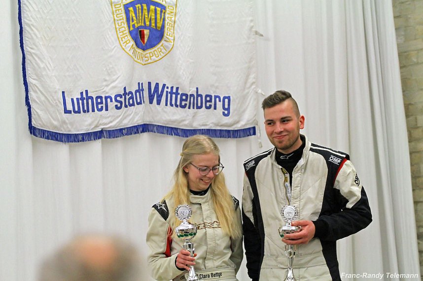 Fabian Schulze und Clara Bettge unterwegs auf der Rallye Wittenberg 